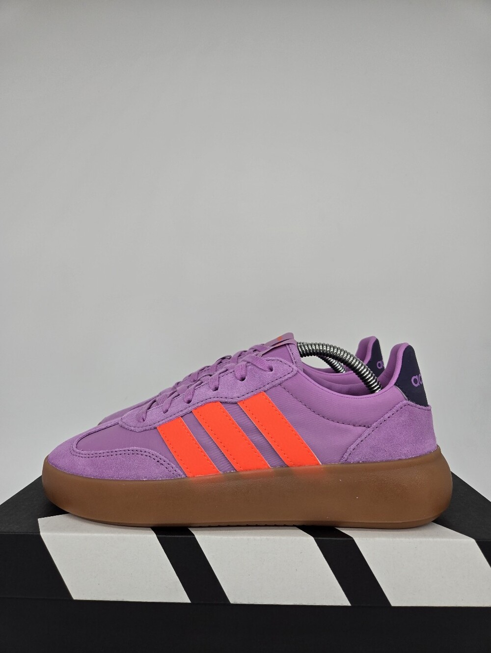 adidas Women's Barreda Decode JR3543 Purple Impact Orange Shoes Size 7